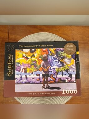 🧩EUC~ART & FABLE - "THE CONNOISSEUR" 1000 PC JIGSAW PUZZLE